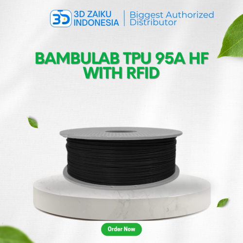 Bambulab TPU 95A HF 3D Filament High Flow Fast 3D Printing Klipper High Speed with RFID 